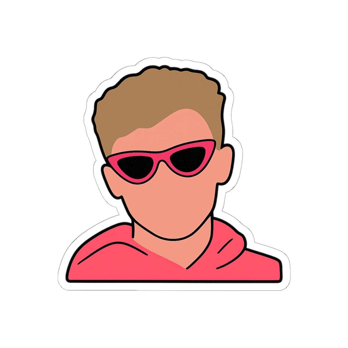 Ryan Trahan Portrait Sticker | Bold Vinyl Decal