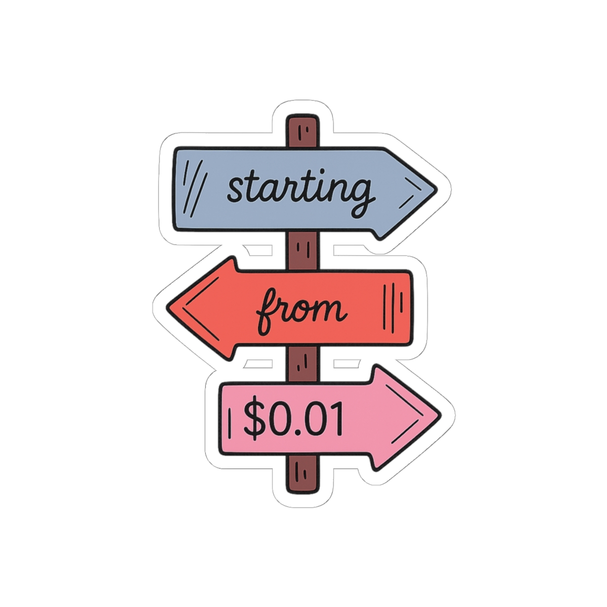 Ryan Trahan Starting From Scratch Motivational Sticker | Bold Vinyl Decal