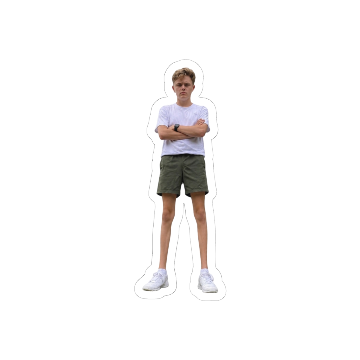 Ryan Trahan Funny Grin Sticker | Hilarious YouTube Vinyl Decal