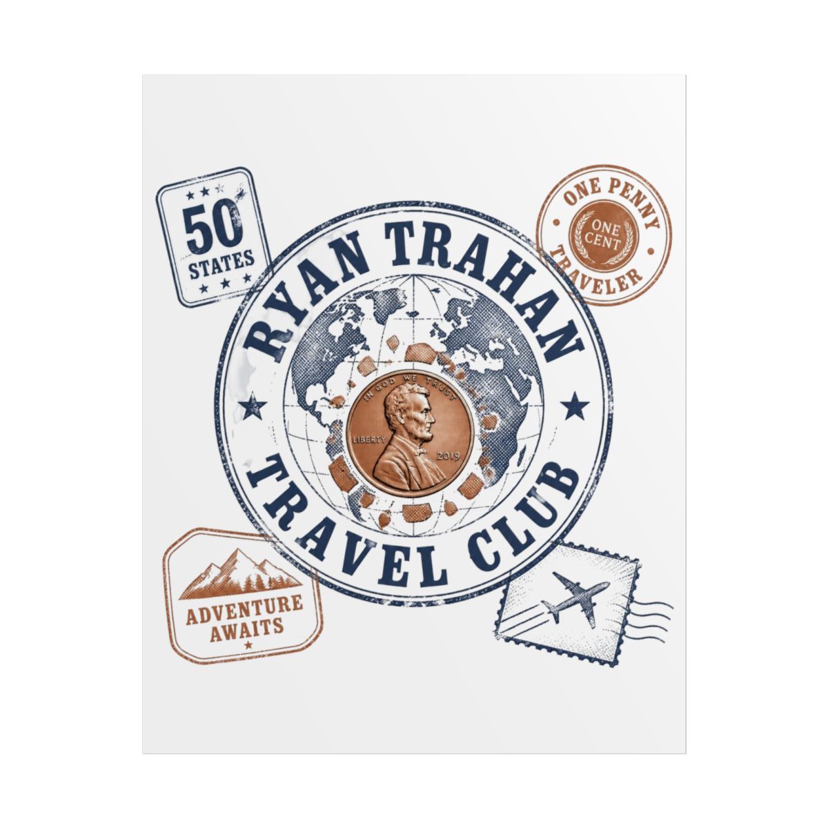 Ryan Trahan "50 States" Poster