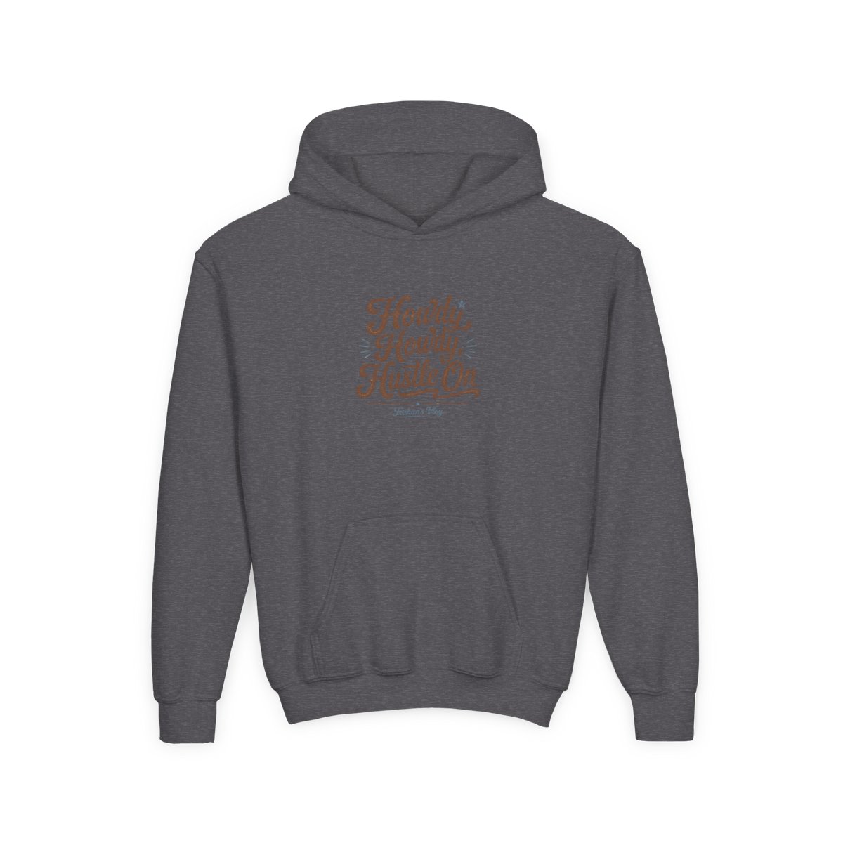 Ryan Trahan "Howdy Howdy, Hustle On" Kids Hoodie - alternate angle 4, merchandise