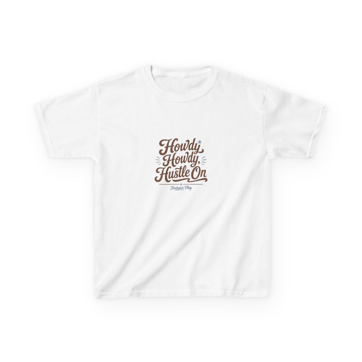 Ryan Trahan "Howdy Howdy, Hustle On" Unisex Kids Tee
